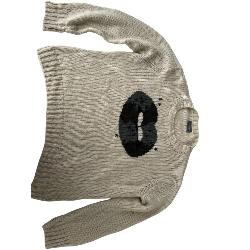 Wooden Ships M/L mohair blend Sweater In Black